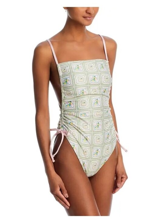 Capittana Other - NWT Capittana Irene Reversible One Piece Swimsuit Lemon Flowers Womens Size XL